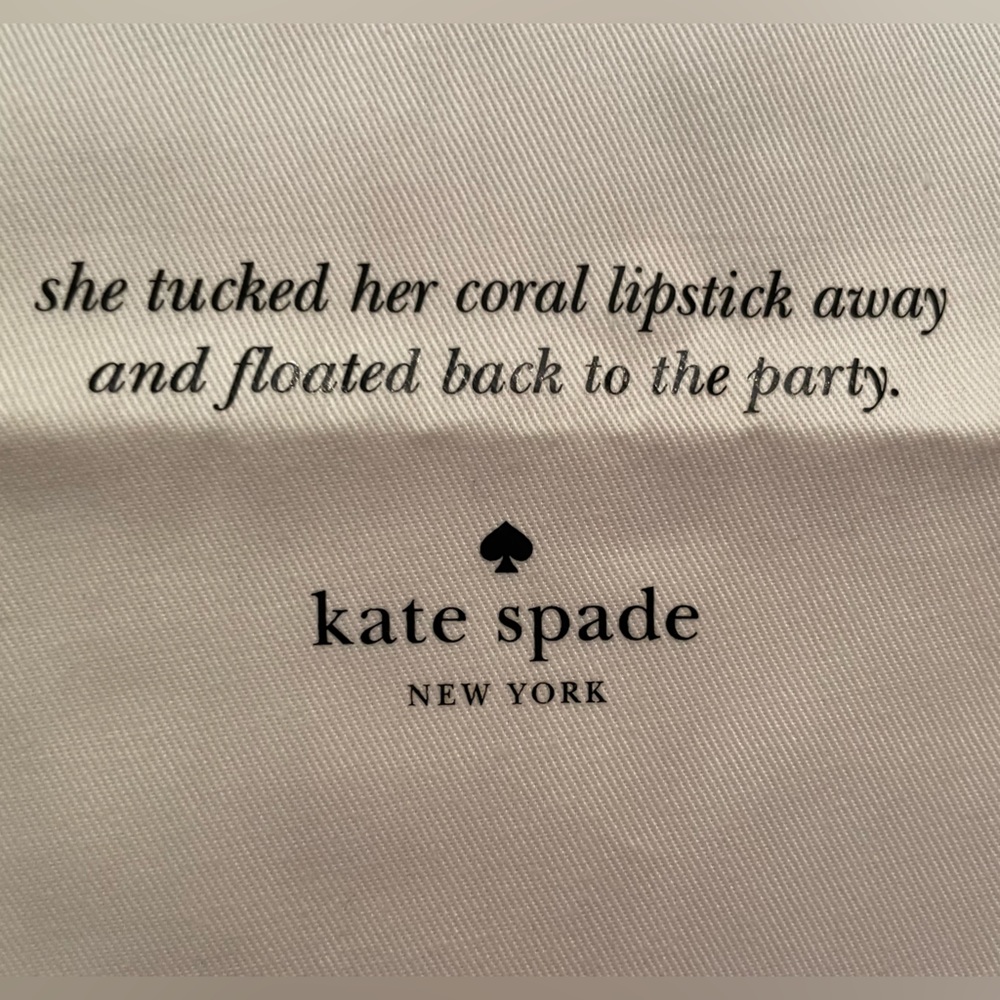 Kate Spade ♠️ canvas gift bag